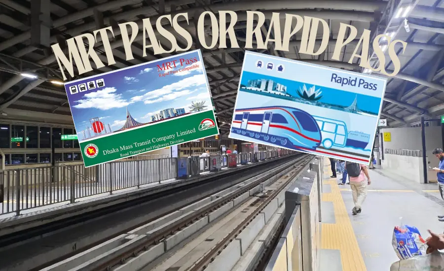metro rail MRT pass or Rapid Pass